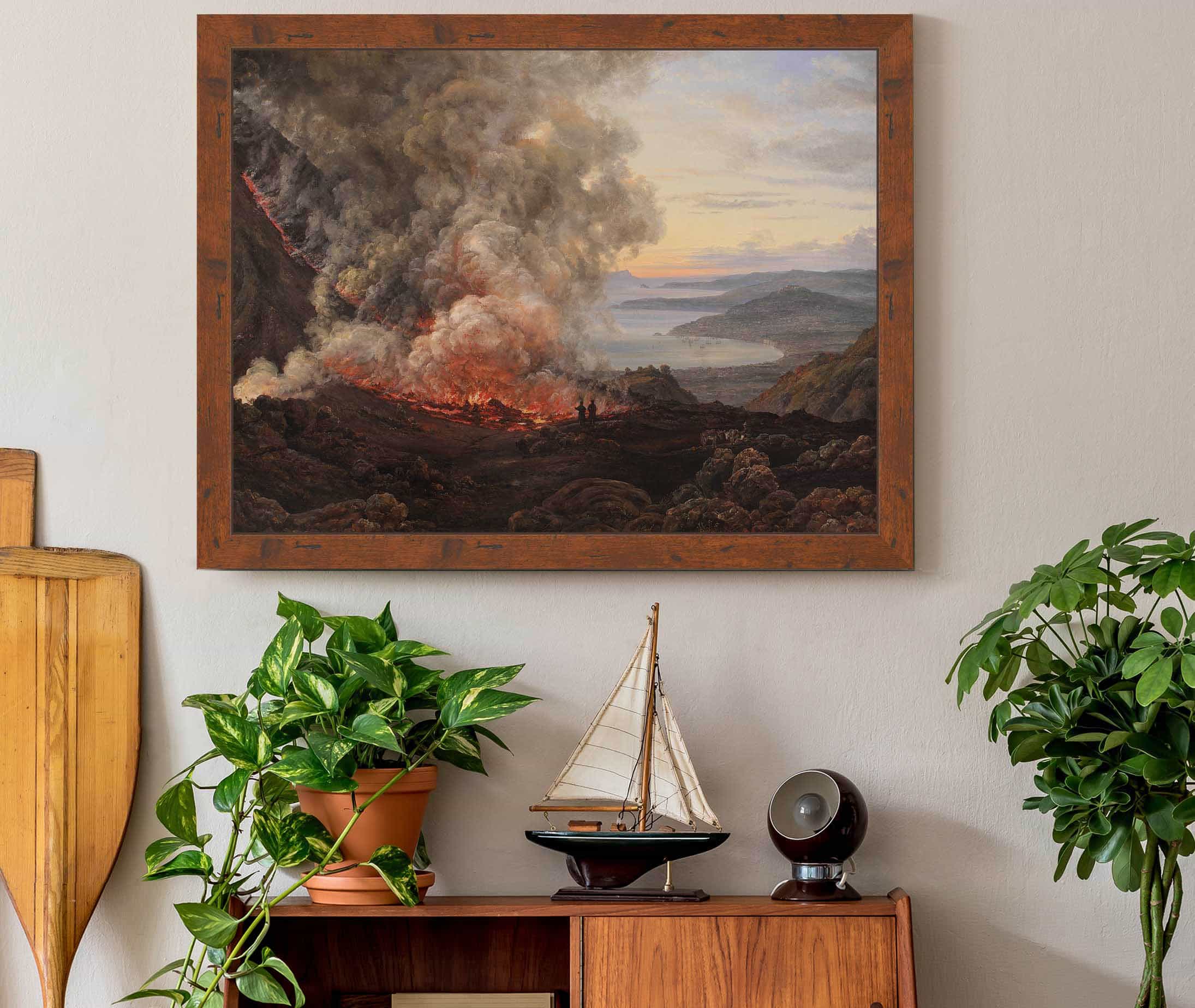 Eruption Of The Volcano Vesuvius by Johan Christian Dahl - Image 3