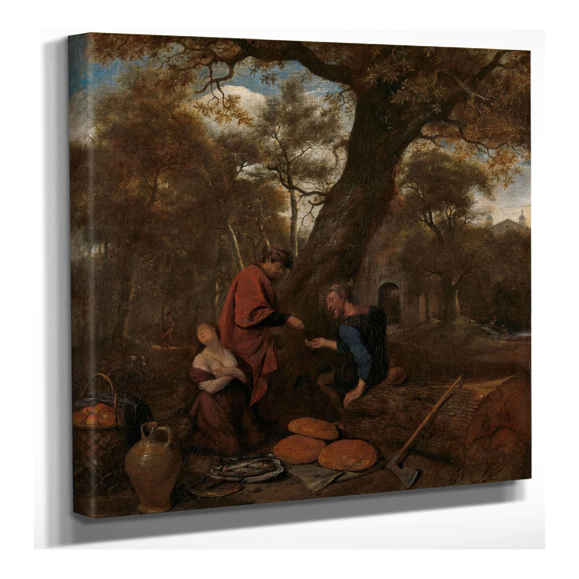 Erysichthon Selling His Daughter by Jan Steen