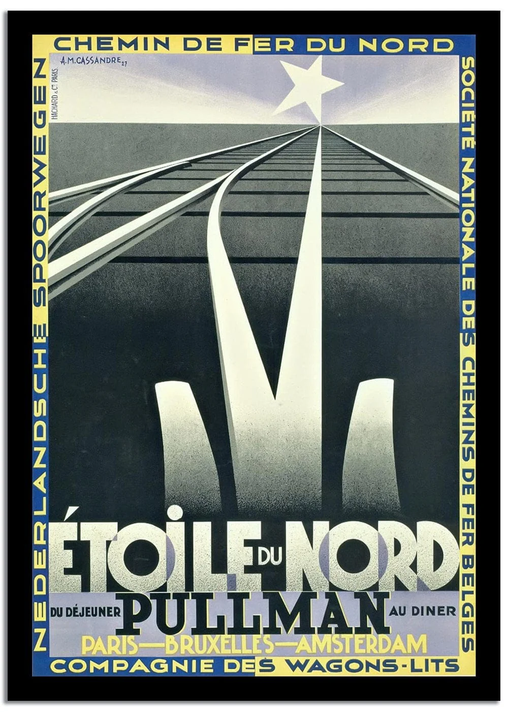 Etoile Nord  Vintage Poster - Image 2