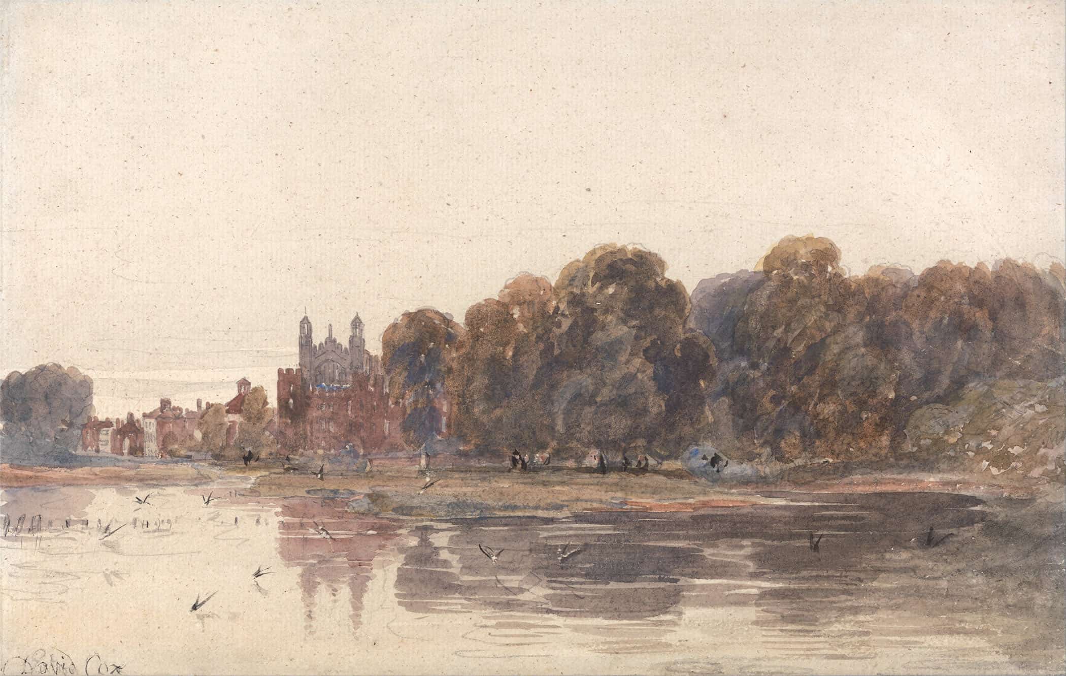Eton From The Thames Early Th Century by David Cox - Image 2