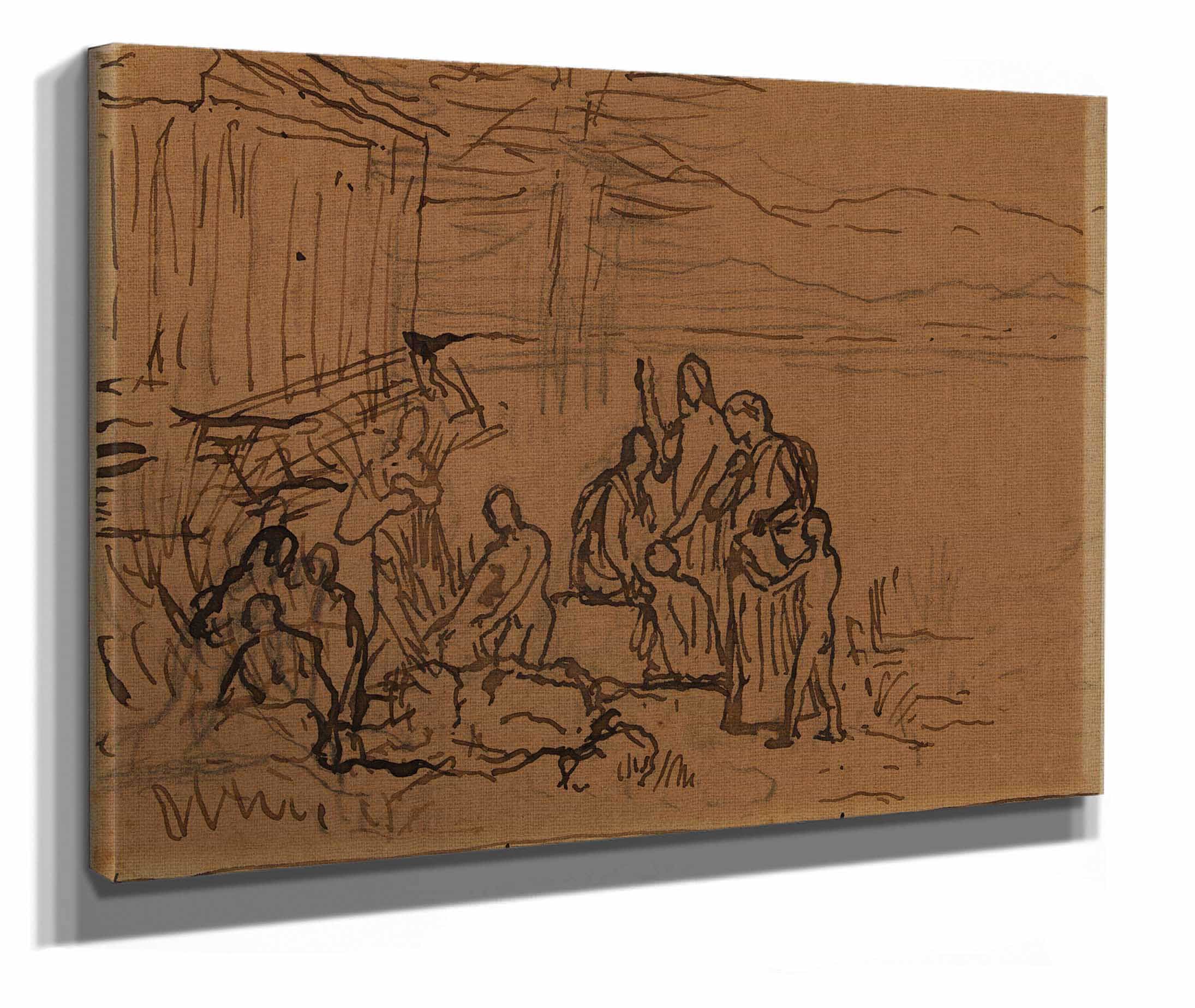Etude De Composition by Pierre Puvis De Chavannes - Image 2