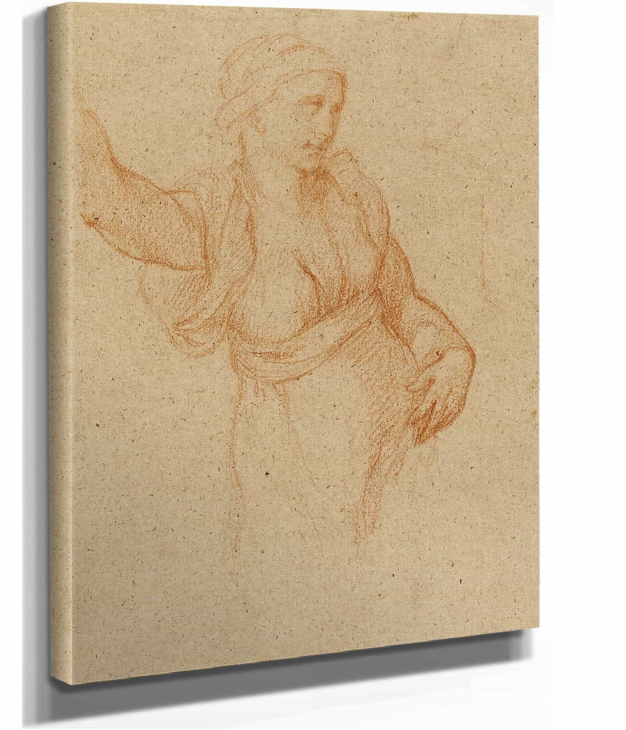 Etude De Femme Drapee by Narcisse Virgile Diaz De La Pena - Image 2
