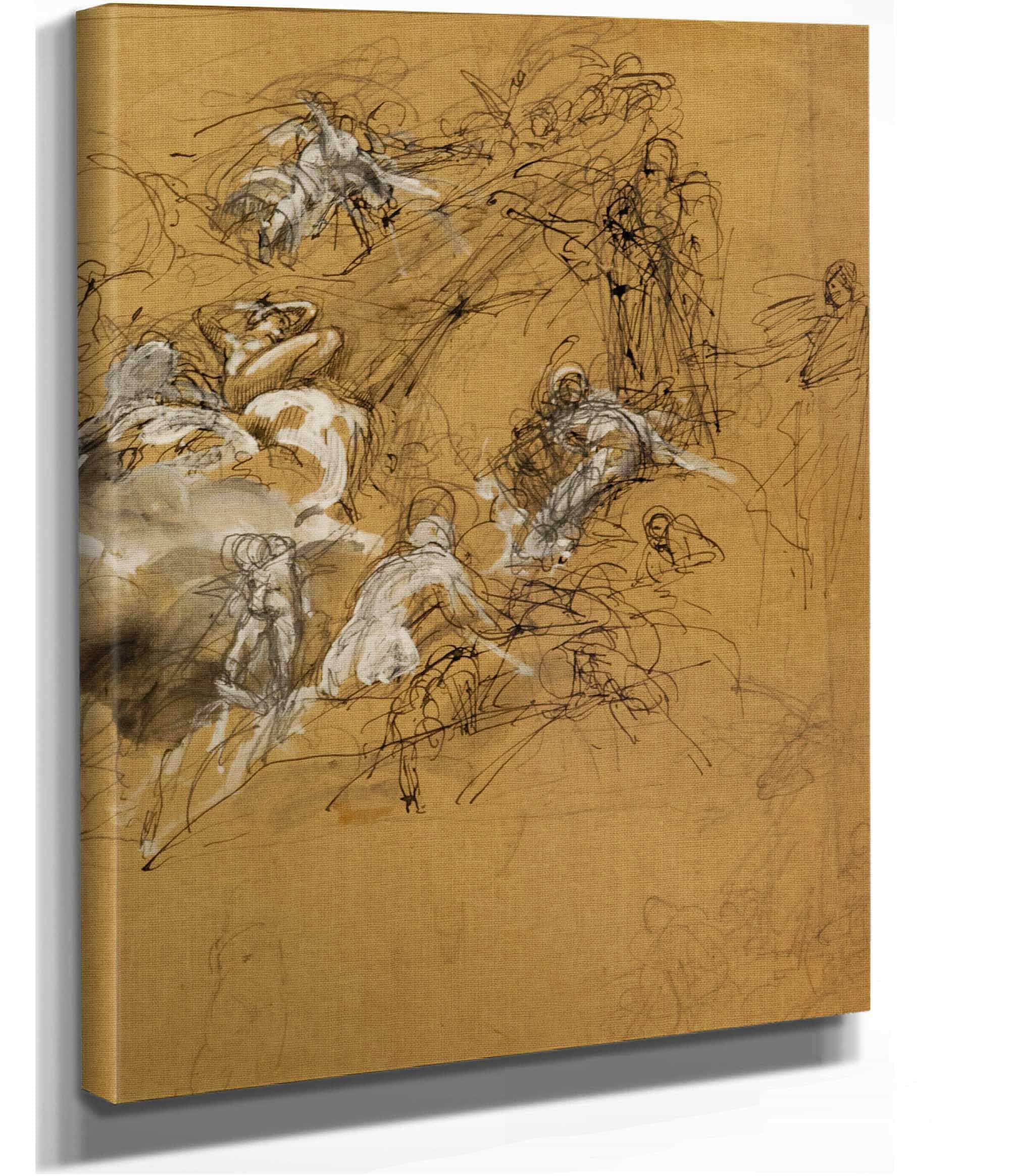 Etude De Figures Volantes by Luc Olivier Merson - Image 3