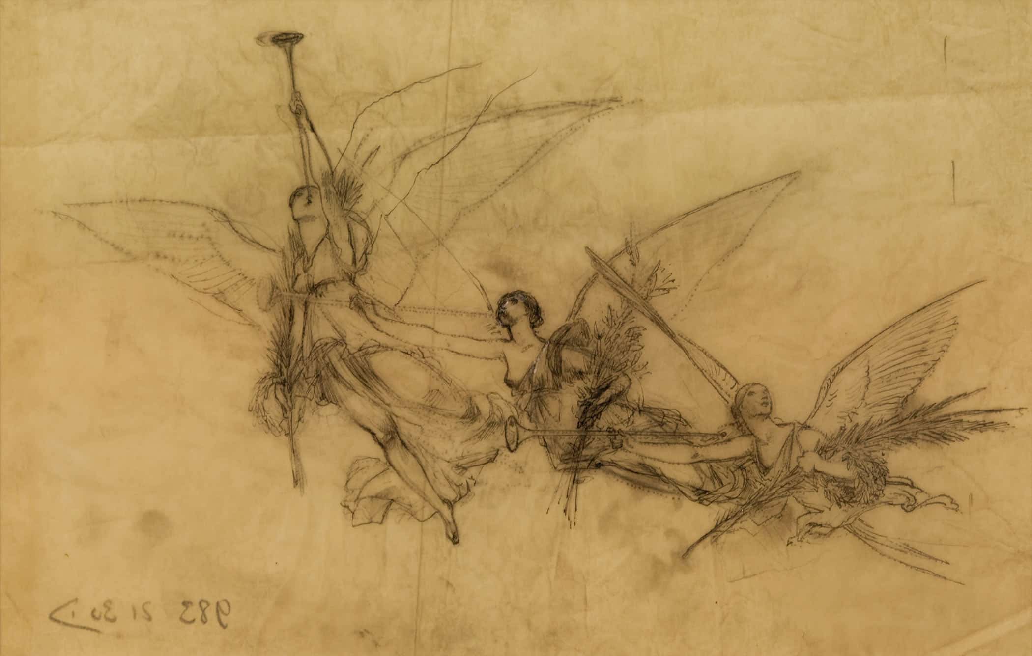 Etude De Figures Volantes by Luc Olivier Merson - Image 7