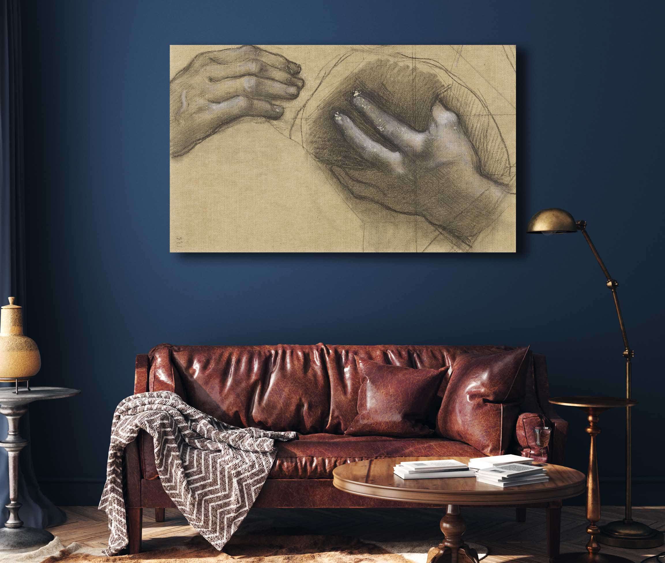 Etude De Mains by Pierre Puvis De Chavannes - Image 4