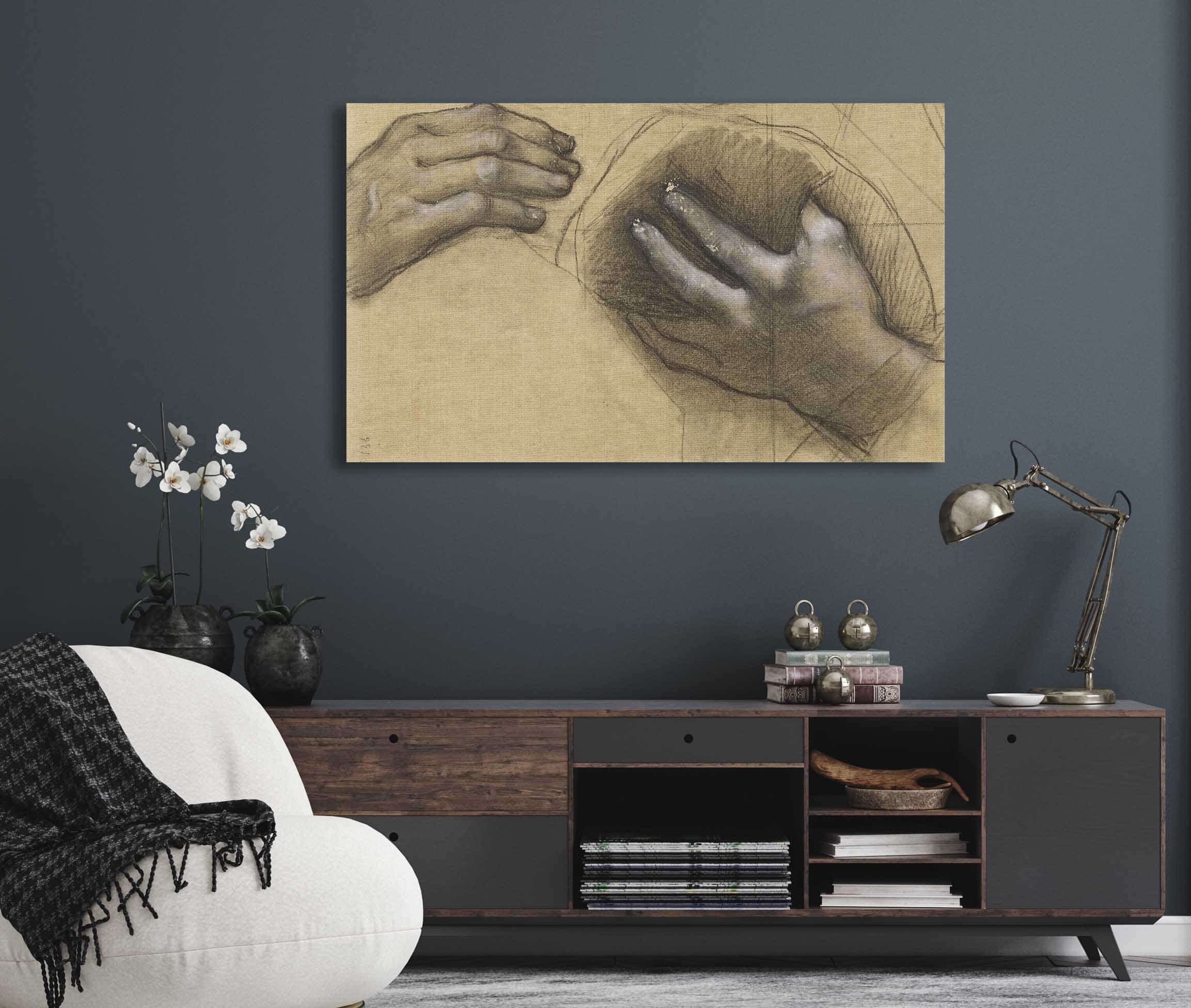 Etude De Mains by Pierre Puvis De Chavannes - Image 5