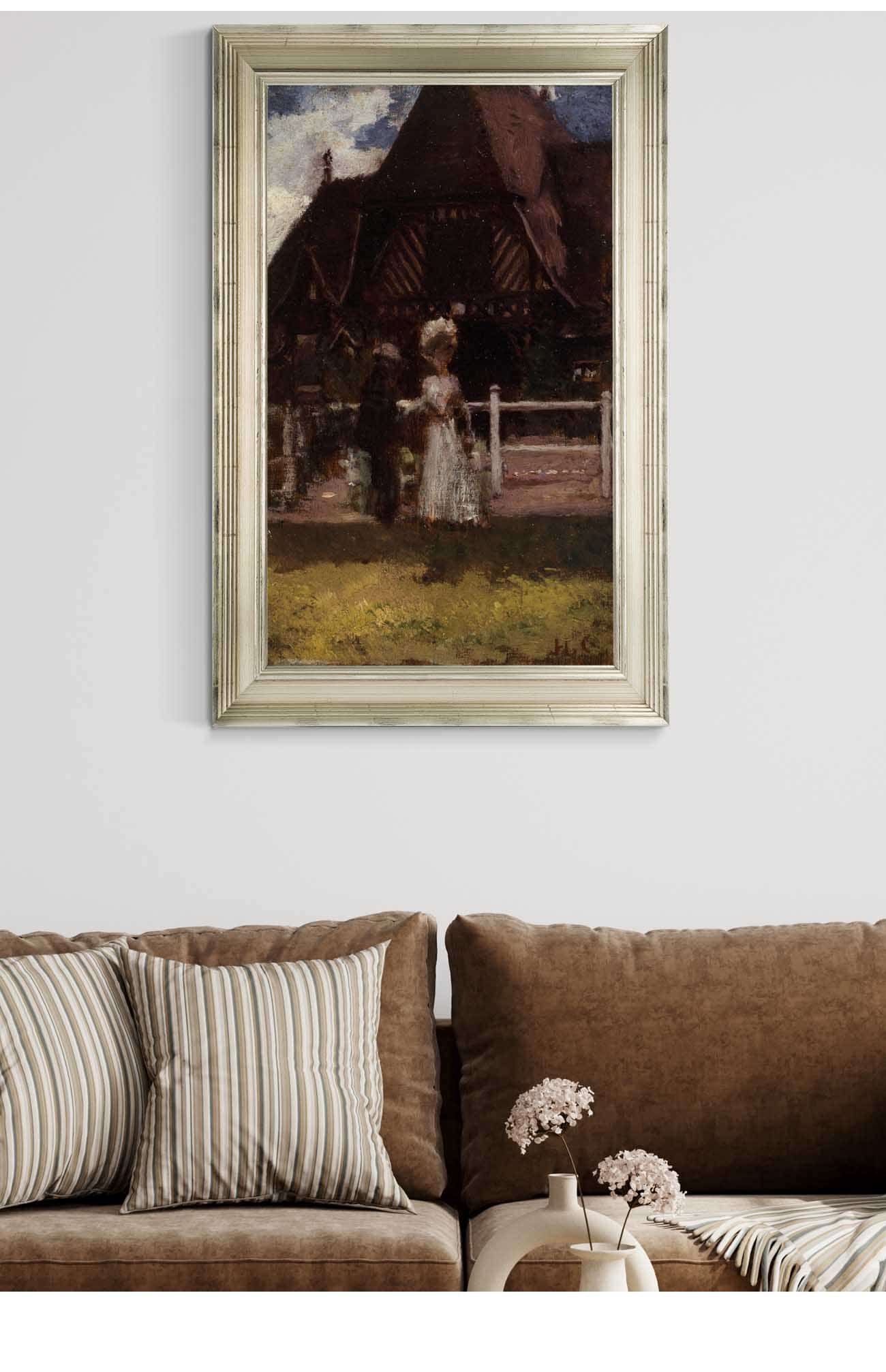 Etude Pour Un Tableau Non Identifie Montrant Lhippodrome De Deauville by Henri Gervex - Image 5