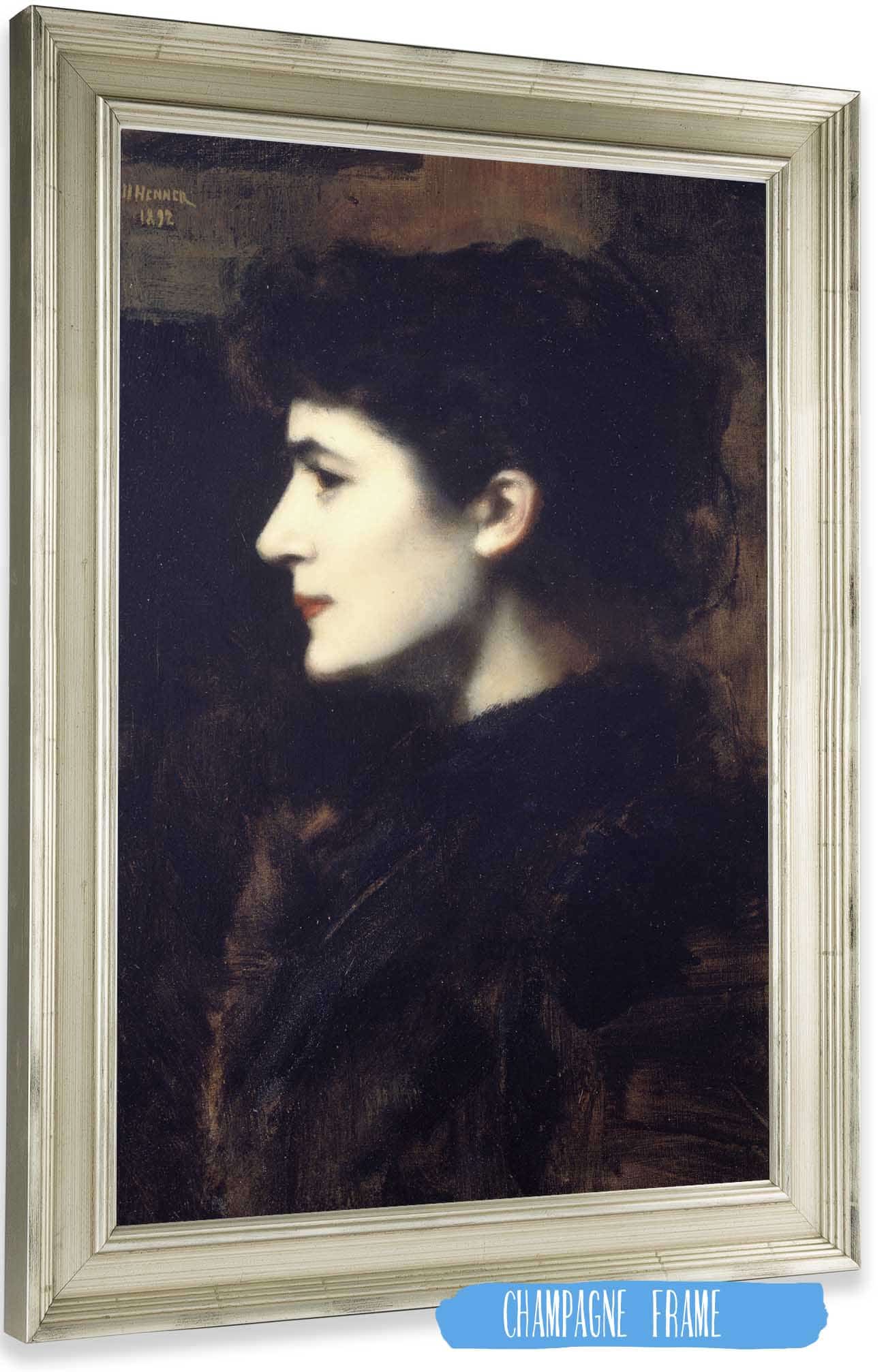 Eugenie Marie Gadiffet Caillard Dite Germaine Dawis by Jean Jacques Henner