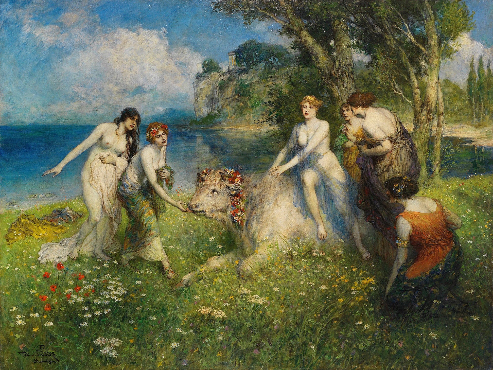 Europa Auf Dem Stier by Ferdinand Leeke - Image 2