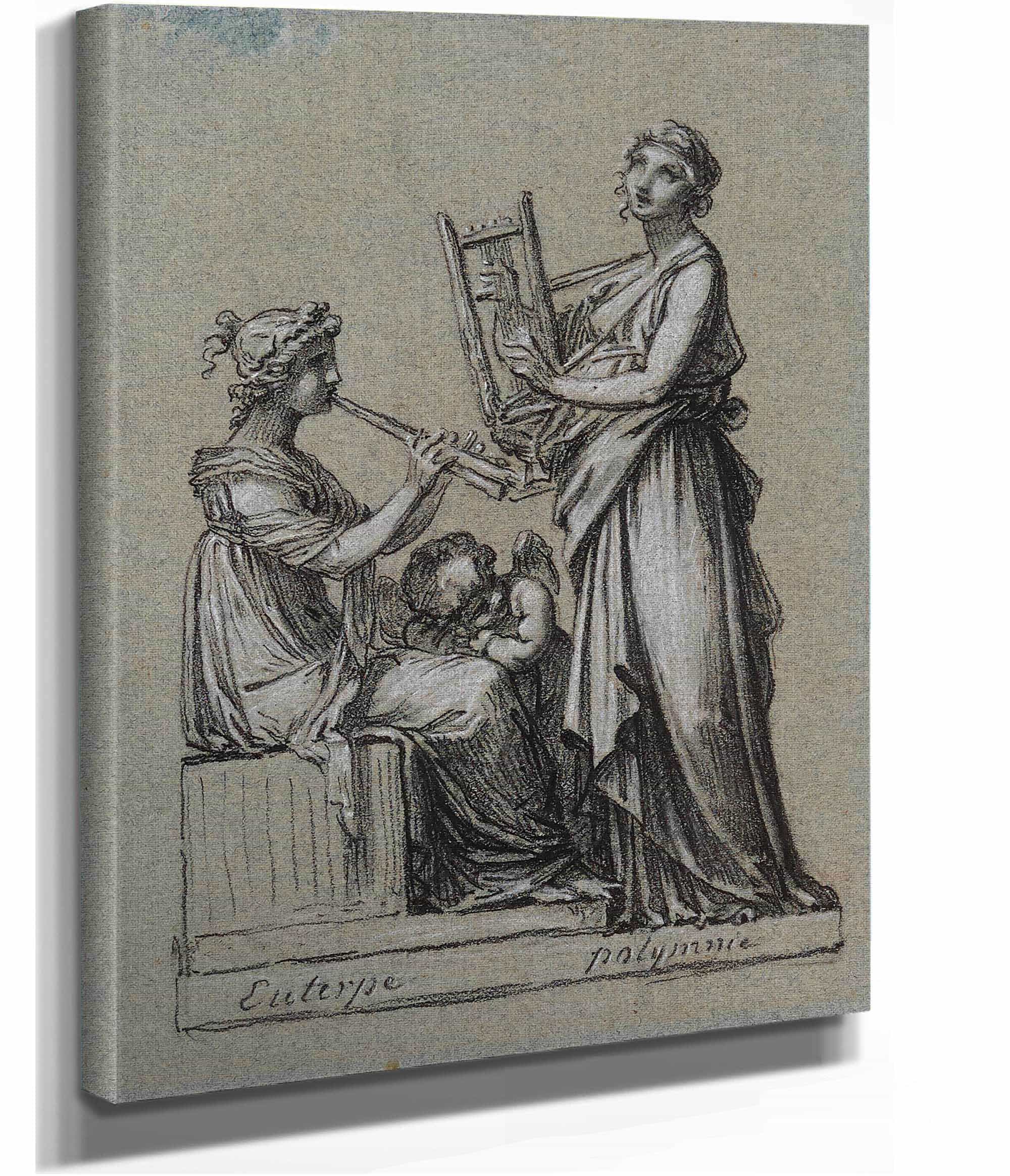 Euterpe Et Polymnie by Pierre Paul Prudhon - Image 2