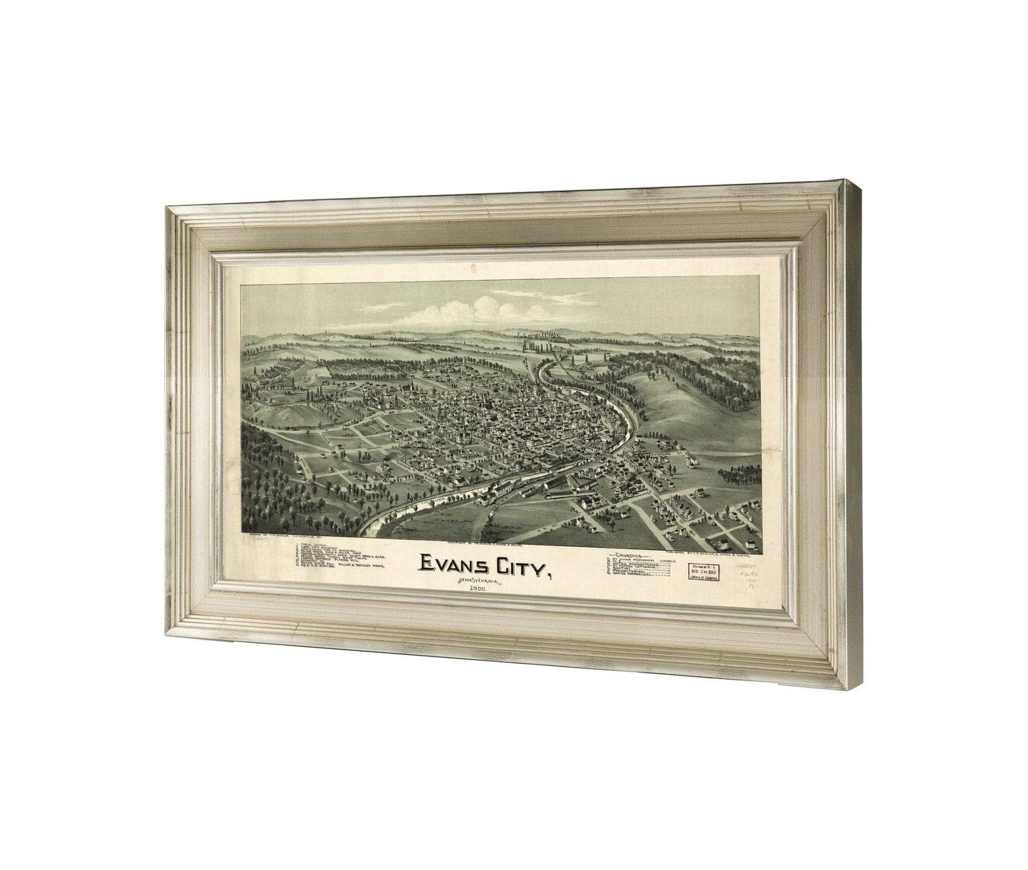Evans City Pennsylvania 1900 State Of Pennsylvania - Image 6