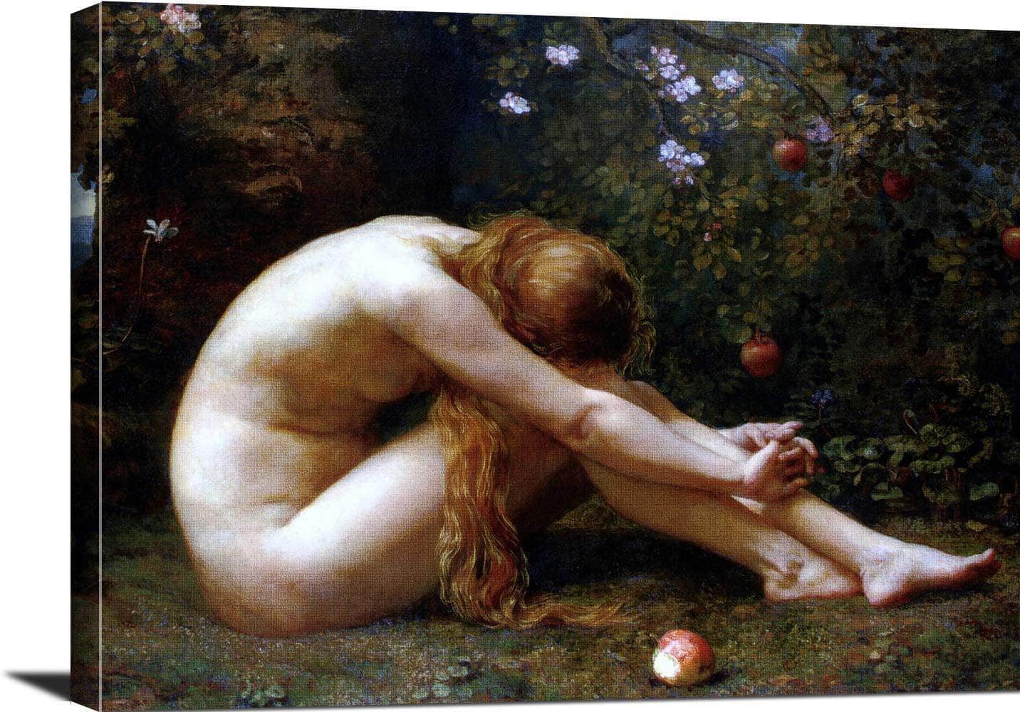Eve Painting Anna Massey Lea Merritt Canvas Art - Image 3