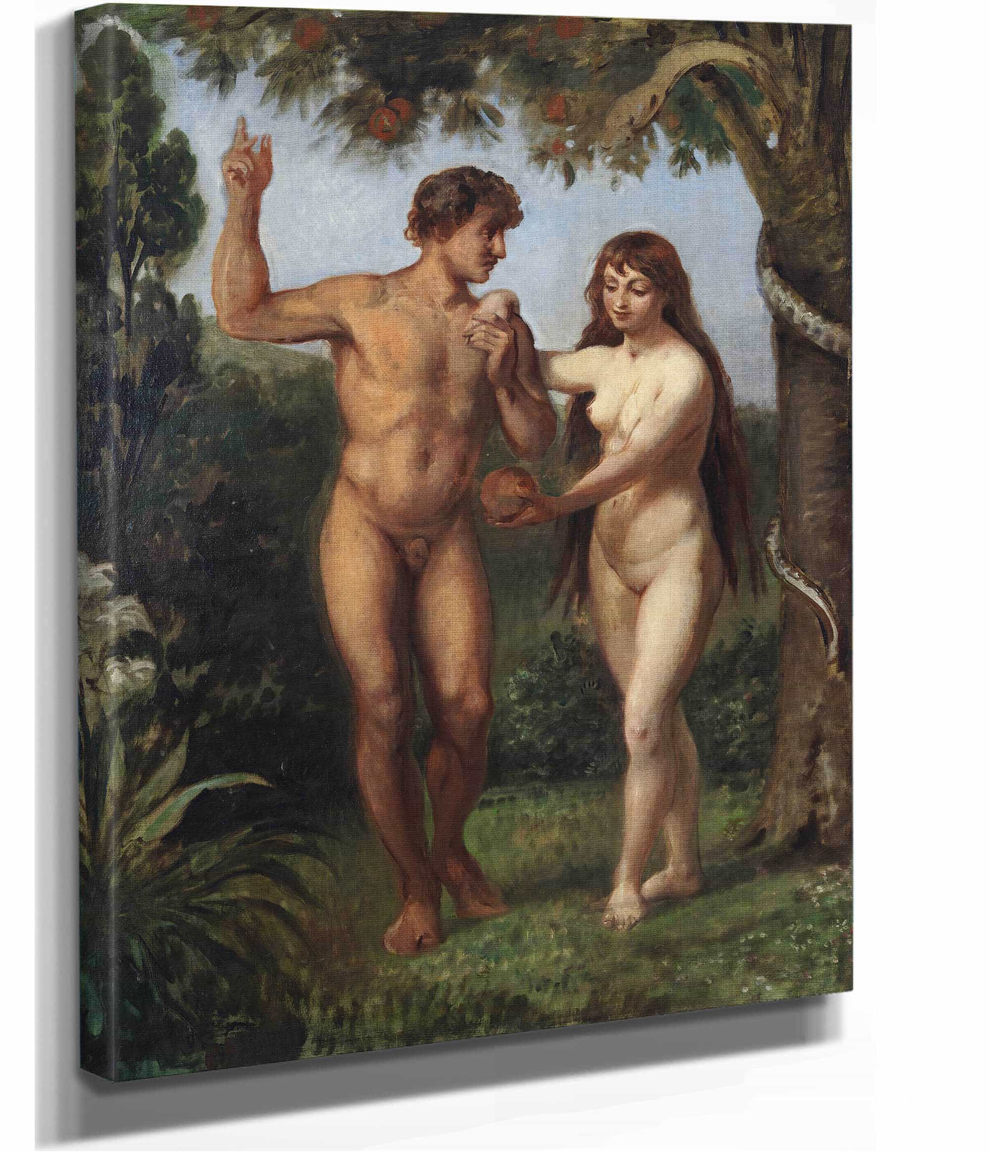 Eve Tempts Adam by Wilhelm Marstrand - Image 2