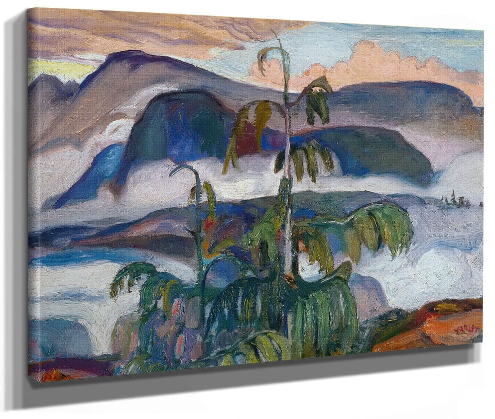 Evening After Rain By Fh Varley