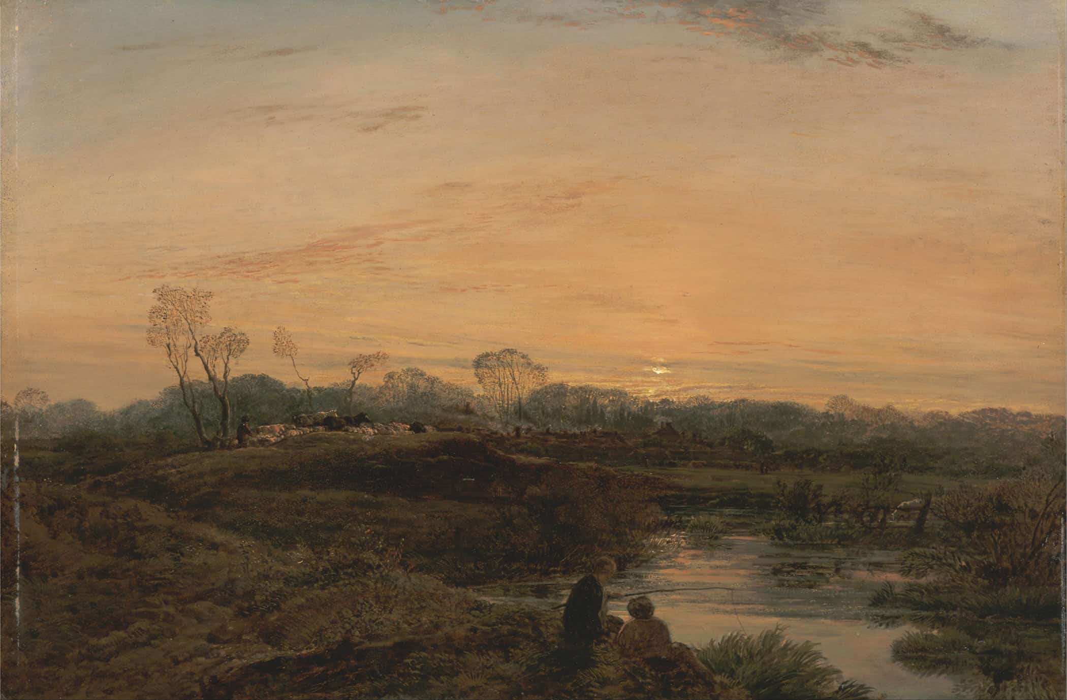 Evening Bayswater by John Linnell - Image 2