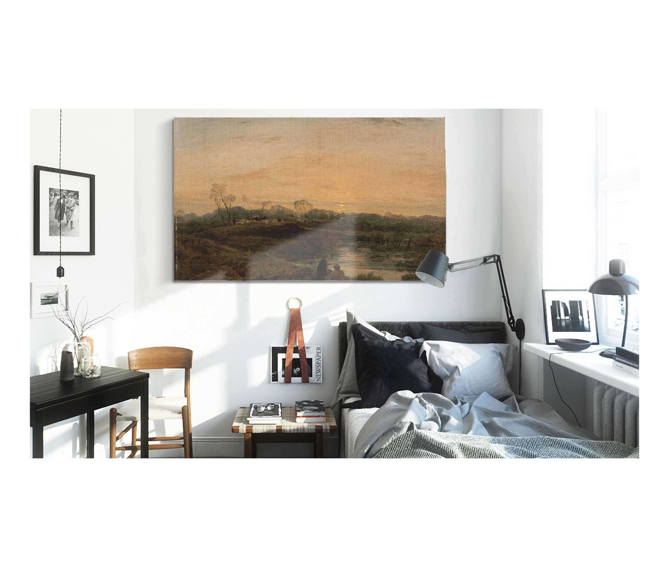 Evening Bayswater by John Linnell - Image 3
