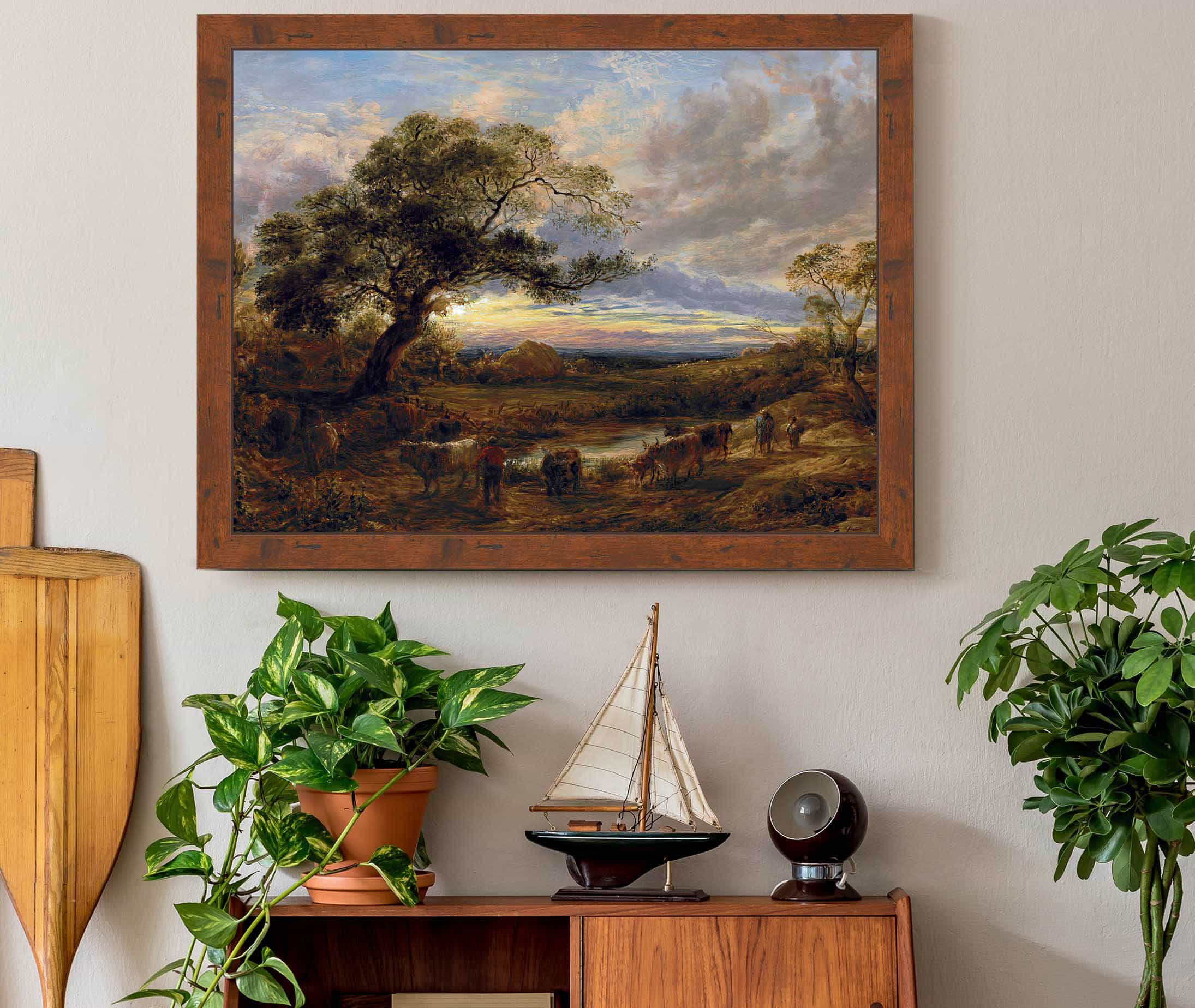 Evening by John Linnell - Image 3