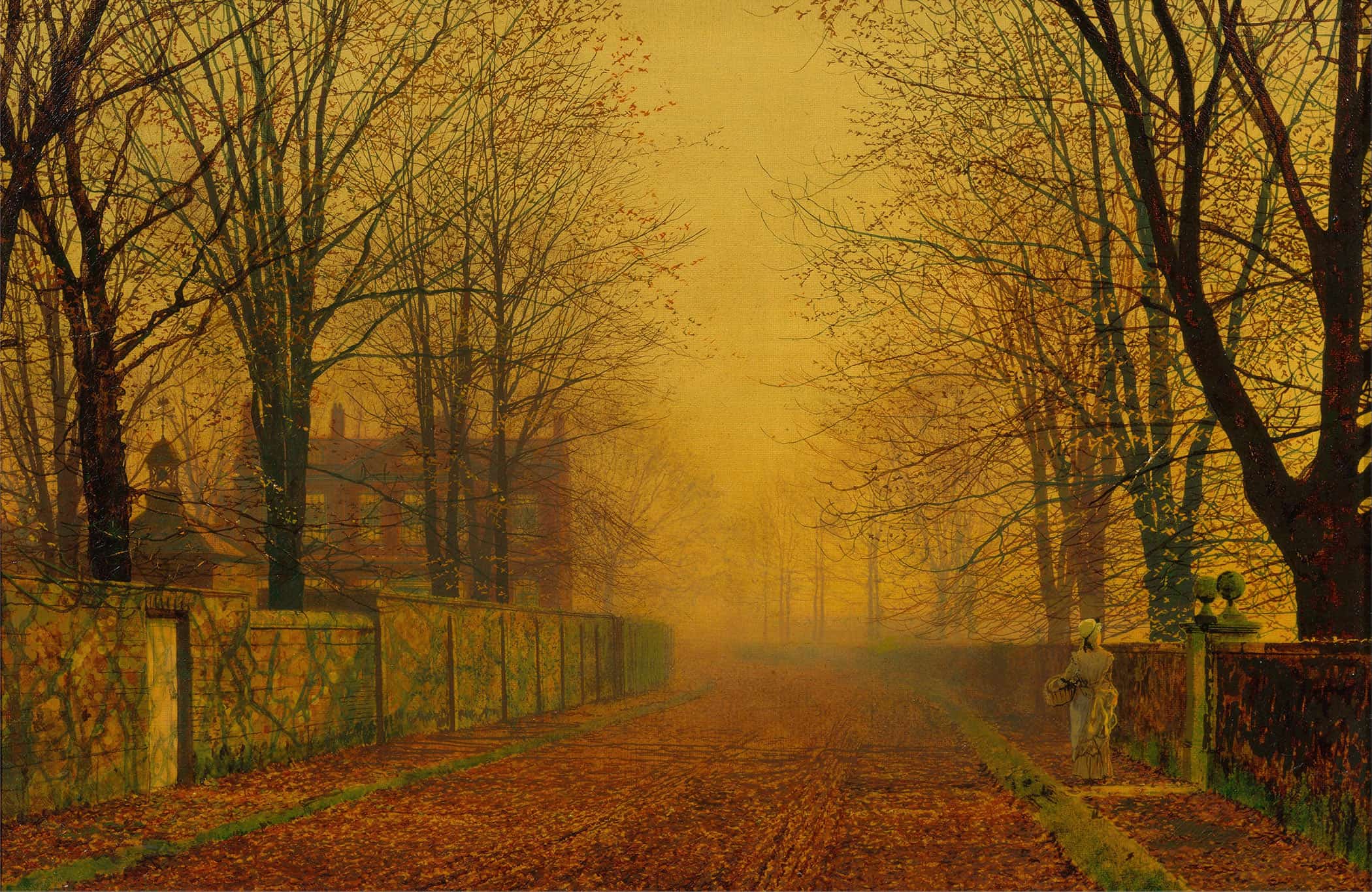 Evening Glow by John Atkinson Grimshaw - Image 2
