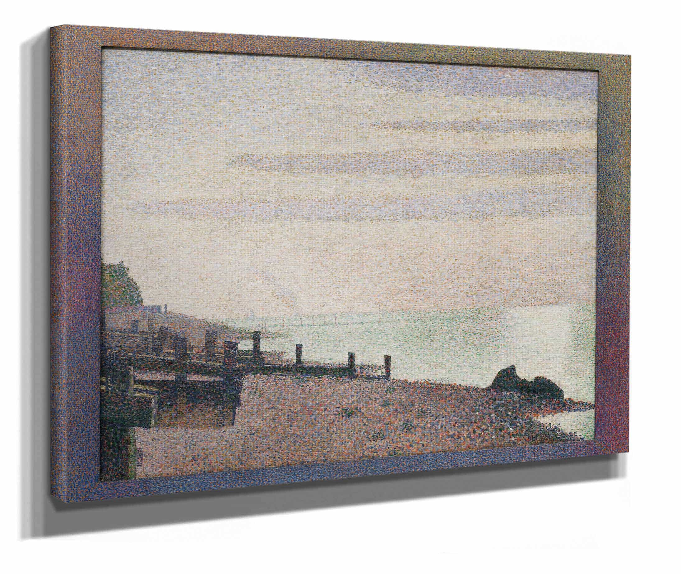 Evening Honfleur by Georges Seurat - Image 2