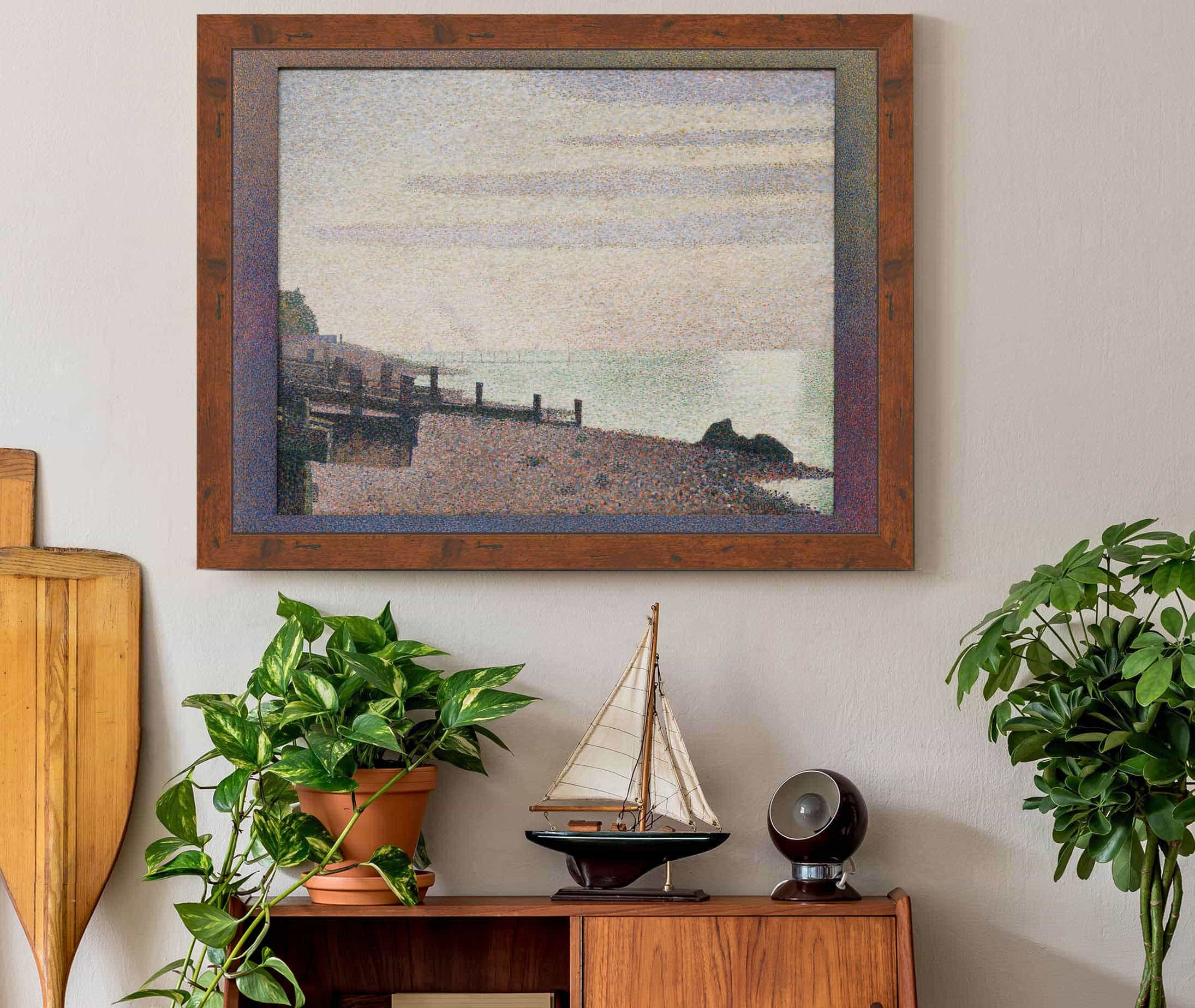 Evening Honfleur by Georges Seurat - Image 3