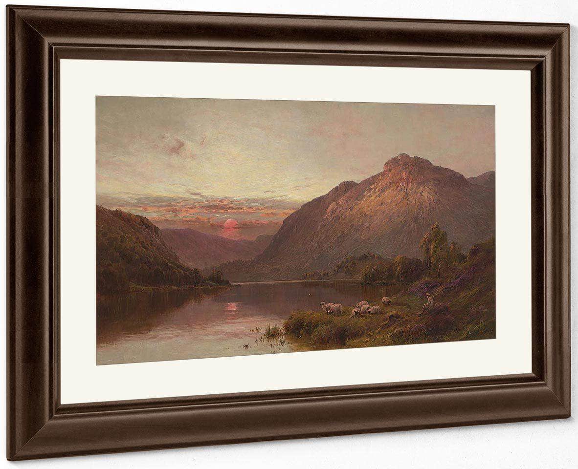 Evening Repose In The Highlands By Alfred De Breanski - Image 3