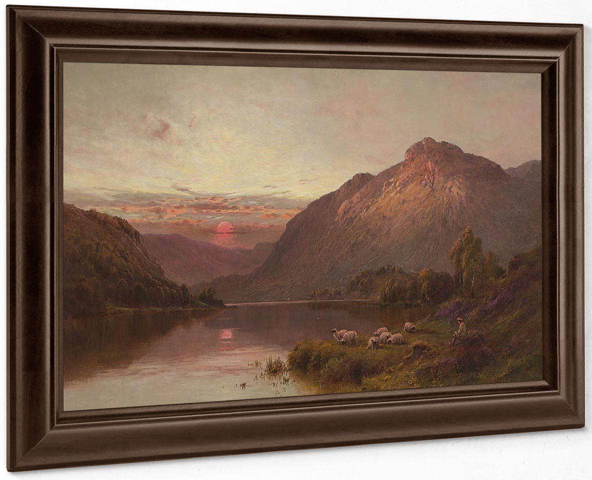 Evening Repose In The Highlands By Alfred De Breanski - Image 4