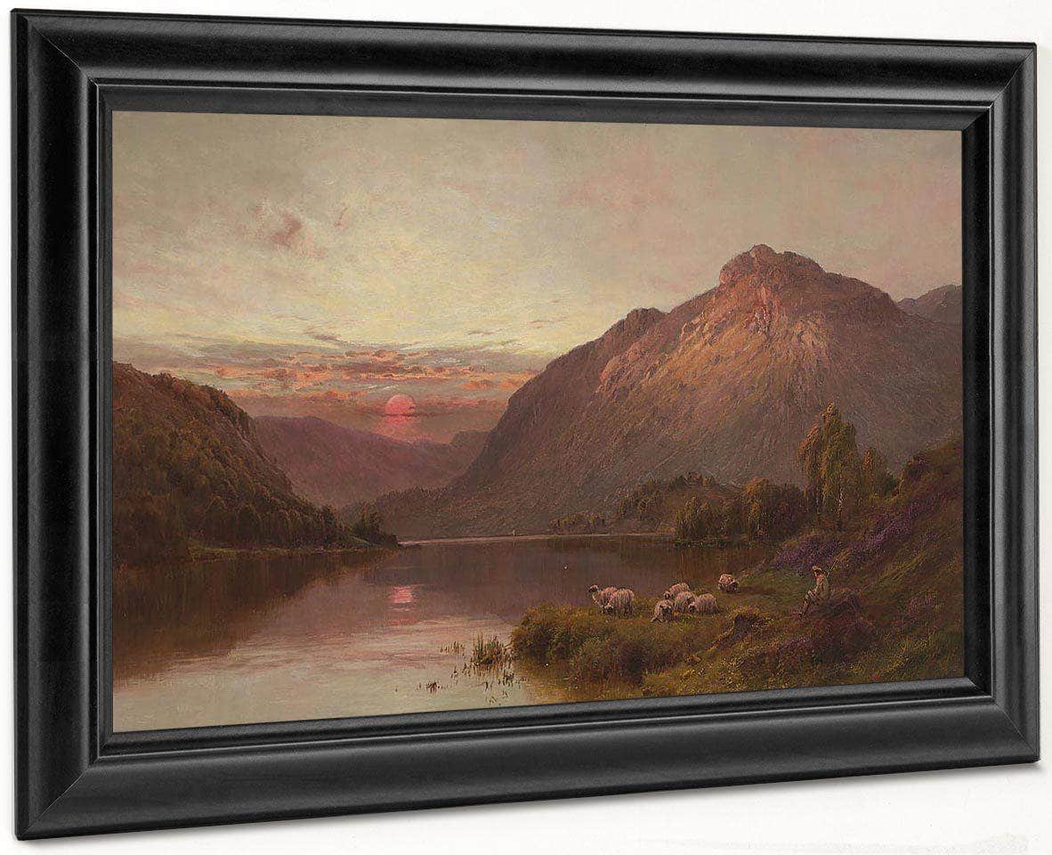 Evening Repose In The Highlands By Alfred De Breanski - Image 6