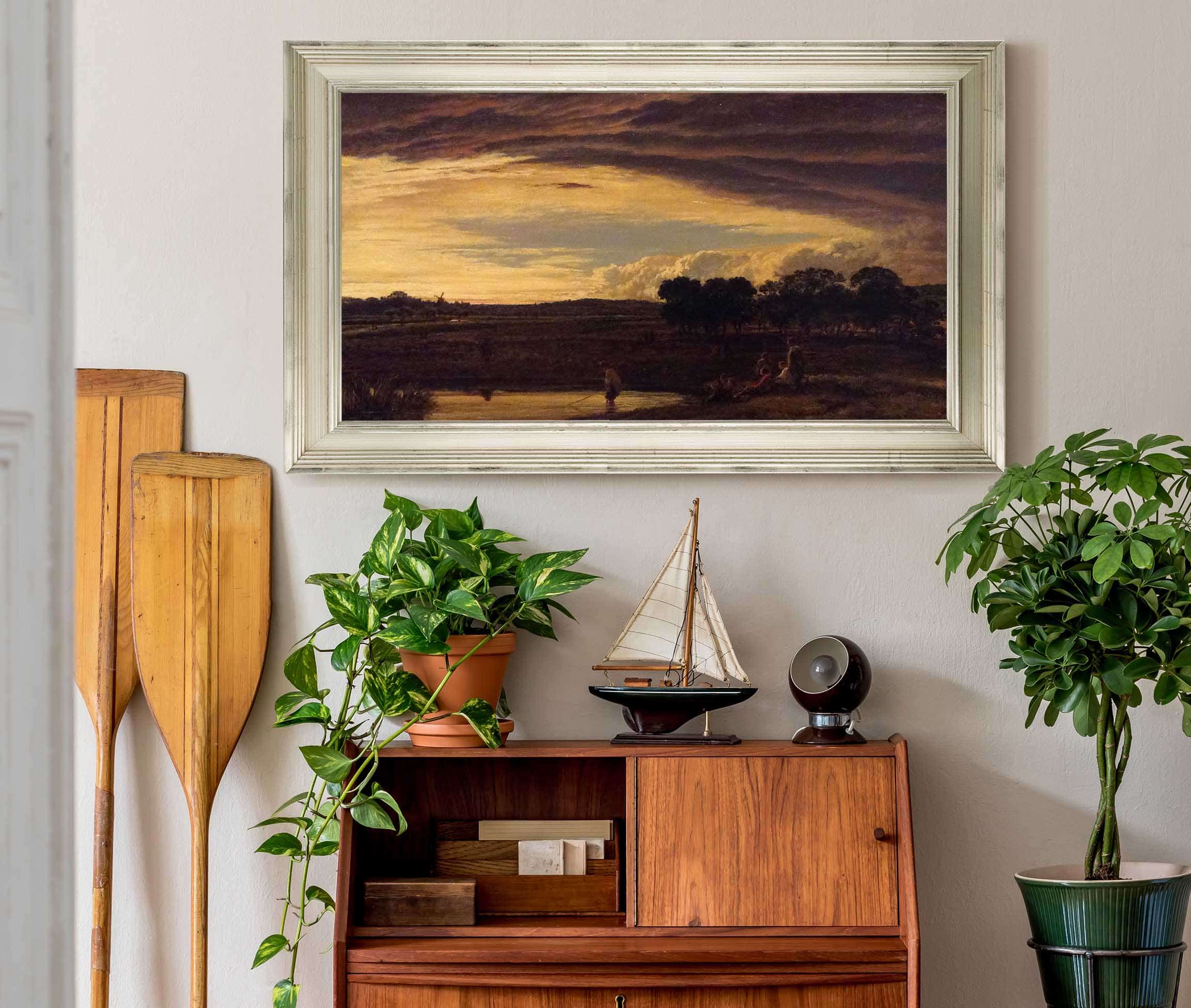 Evening Storm Clearing Off by John Linnell - Image 6