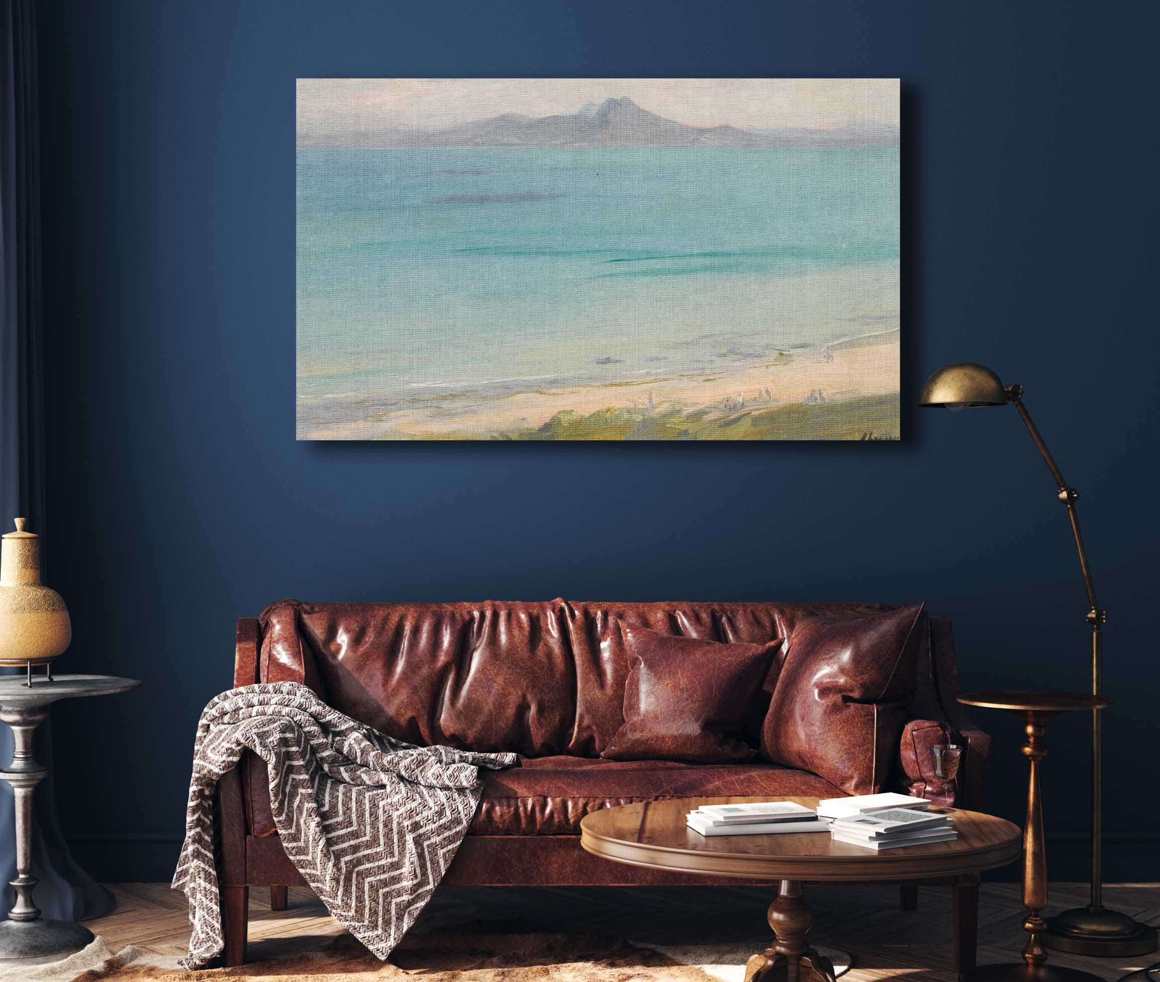 Evening The Bay Of Tunis by Sir John Lavery - Image 4