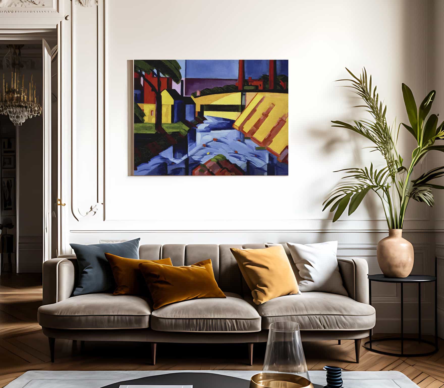 Evening Tones By Oscar Bluemner - Image 3