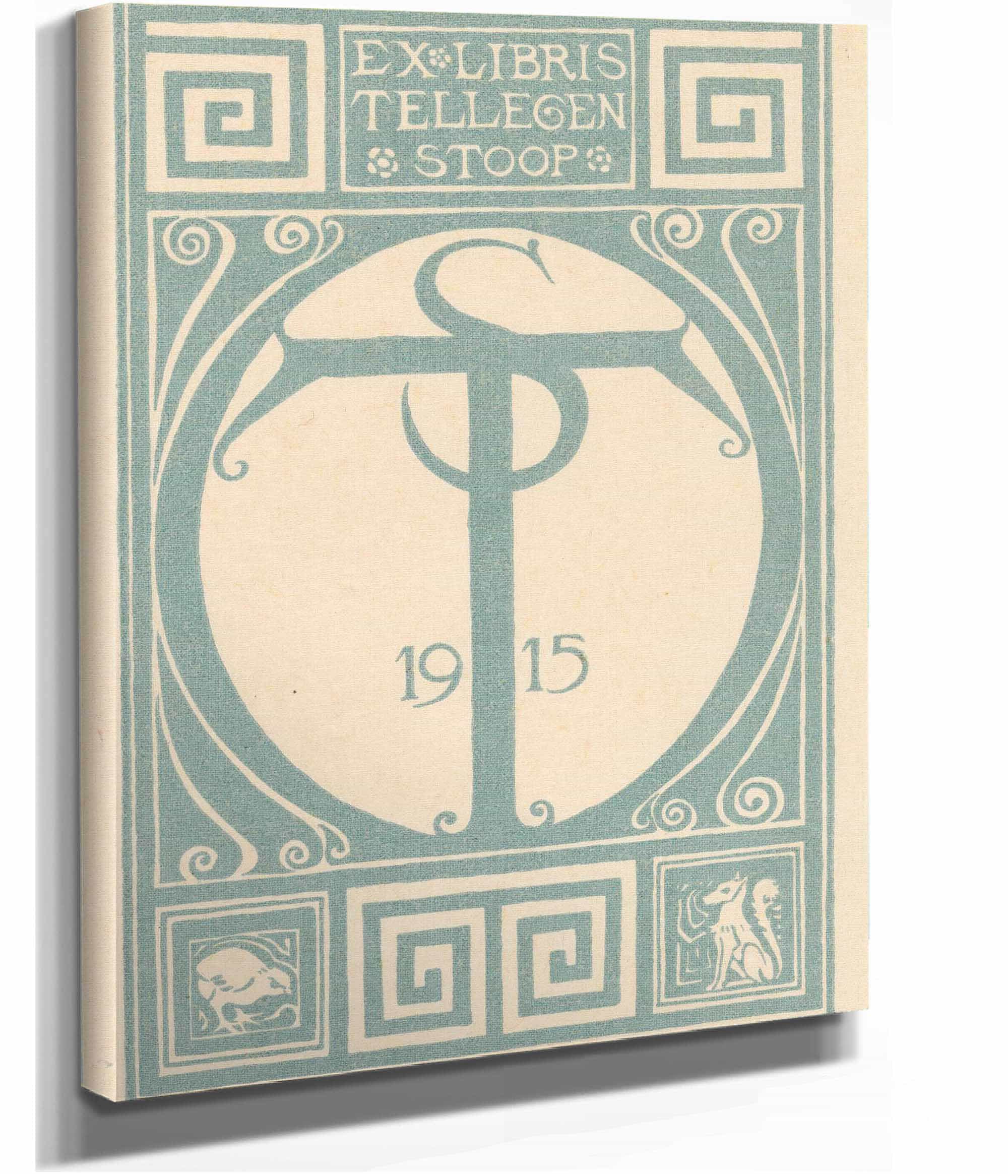 Ex Libris Van Tellegen Stoop by Richard Nicolaus Roland Holst - Image 2