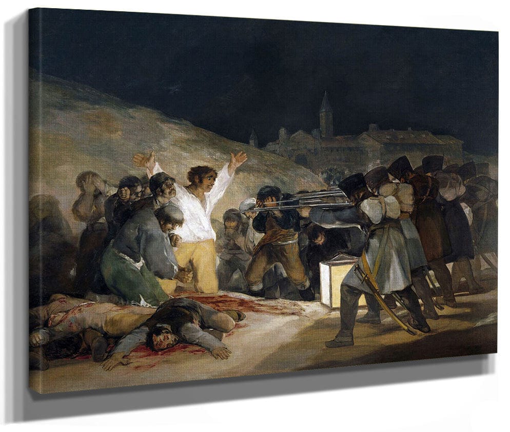 Executions On The Third Of May By Francisco De Goya
