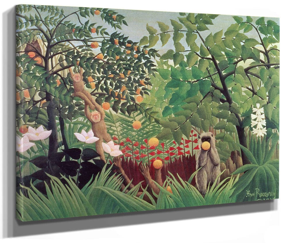 Exotic Landscape By Henri Julien Felix Rousseau