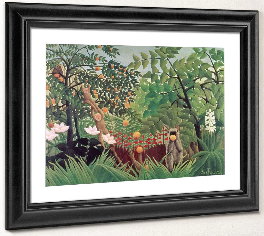 Exotic Landscape By Henri Julien Felix Rousseau - Image 4