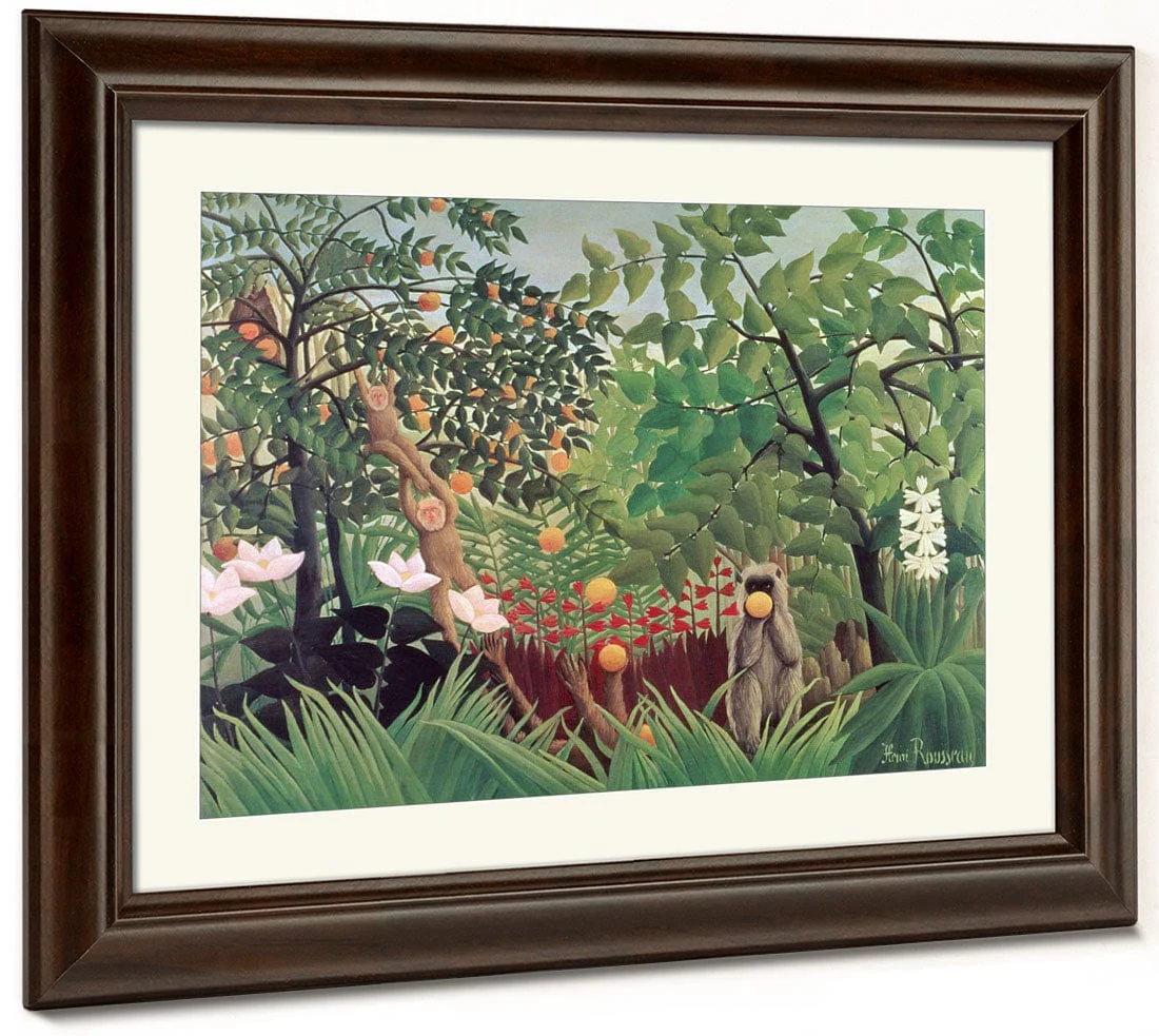 Exotic Landscape By Henri Julien Felix Rousseau - Image 5