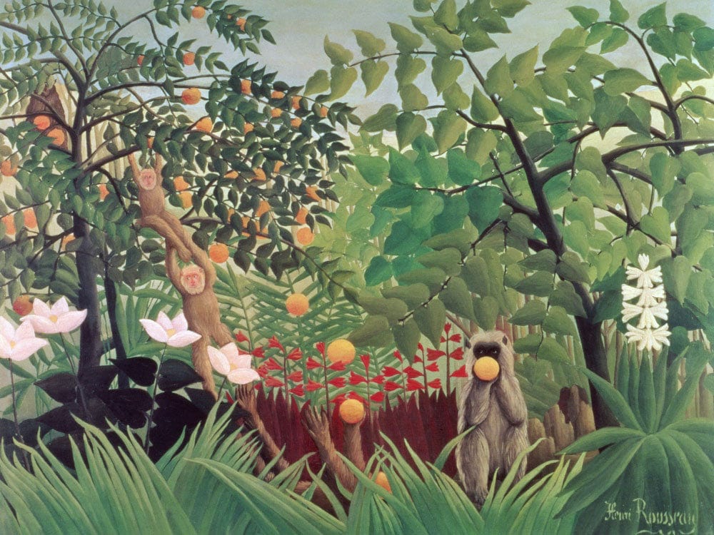 Exotic Landscape By Henri Julien Felix Rousseau - Image 7