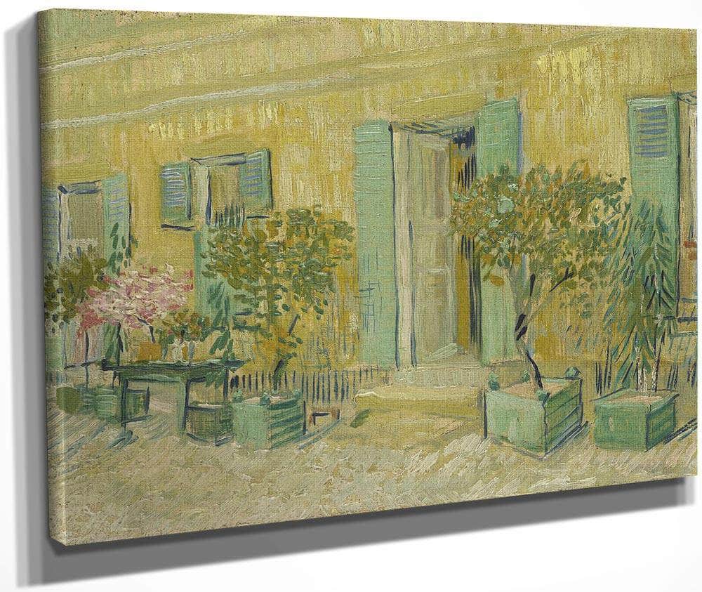 Exterior Of A Restaurant In Asnières By Vincent Van Gogh