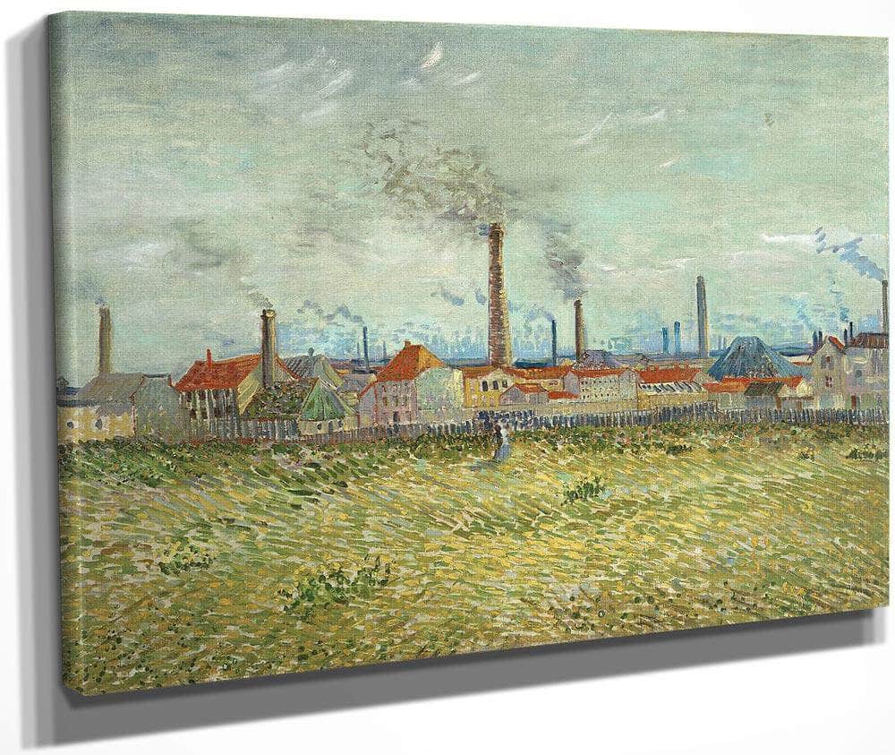 Factories At Clichy By Vincent Van Gogh