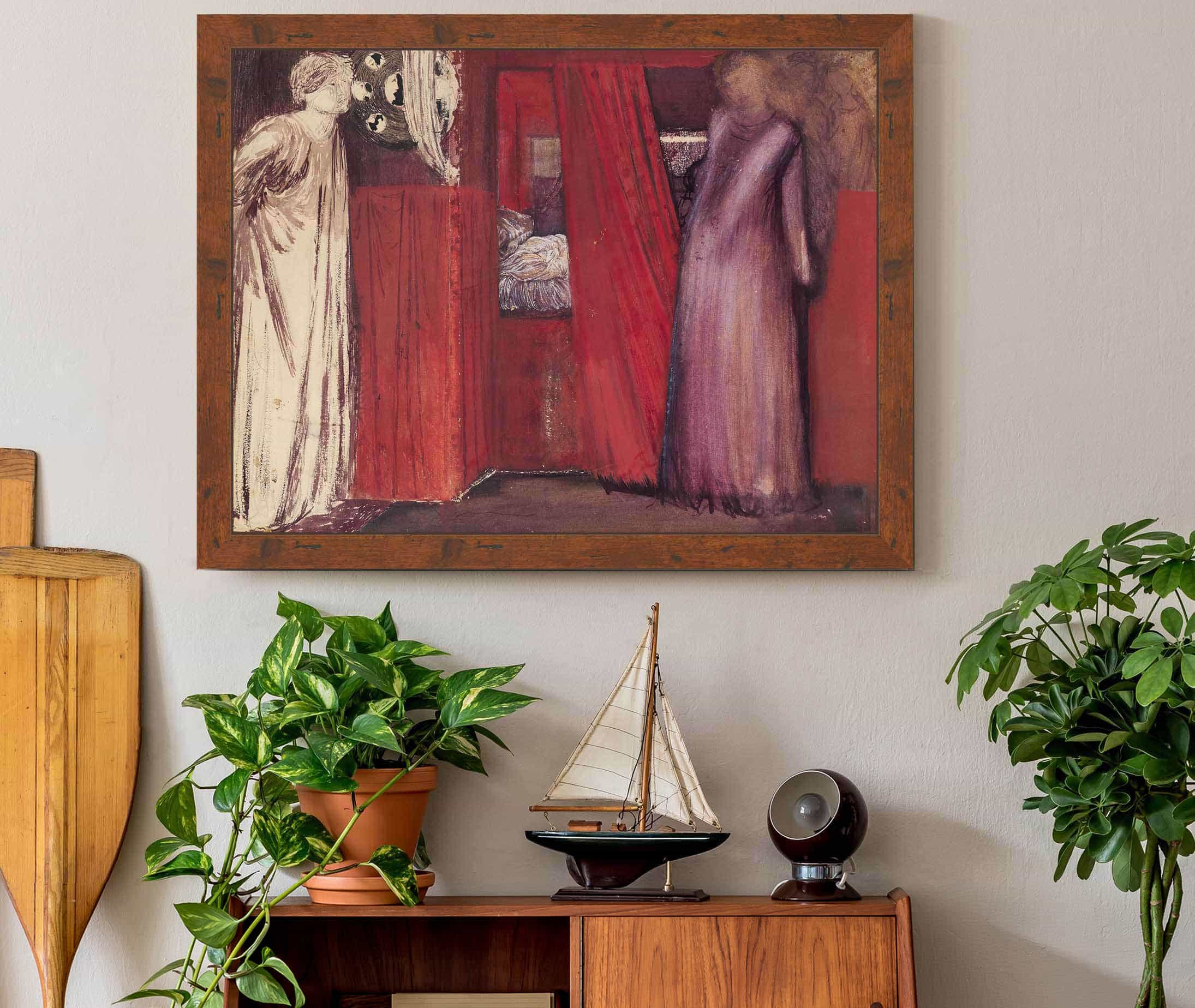Fair Rosamund And Queen Eleanor by Sir Edward Coley Burne Jones - Image 3