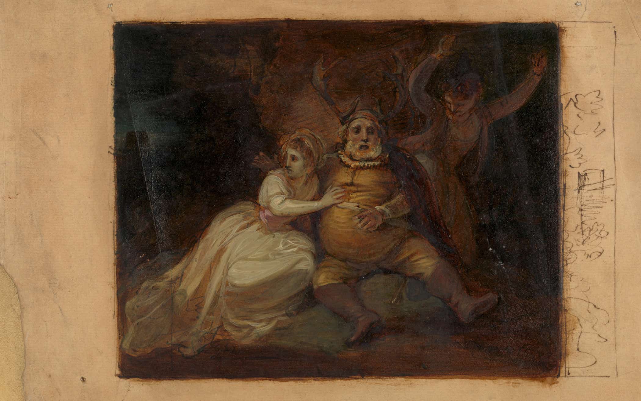 Falstaff At Hernes Oak by Robert Smirke - Image 2