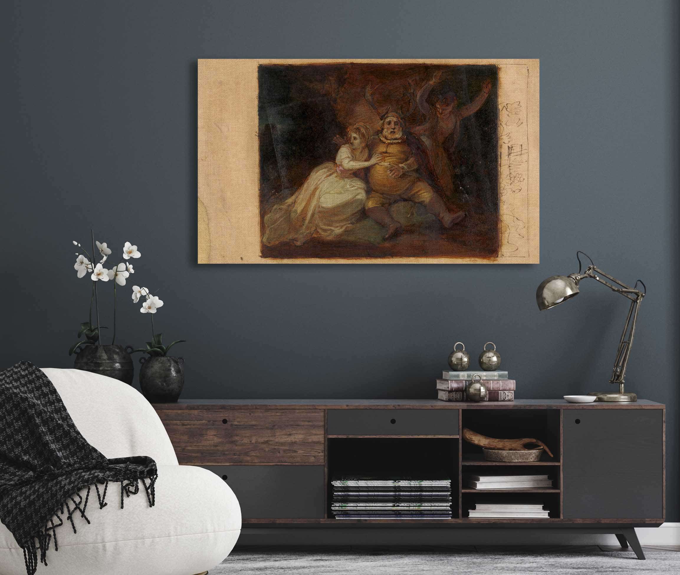Falstaff At Hernes Oak by Robert Smirke - Image 5
