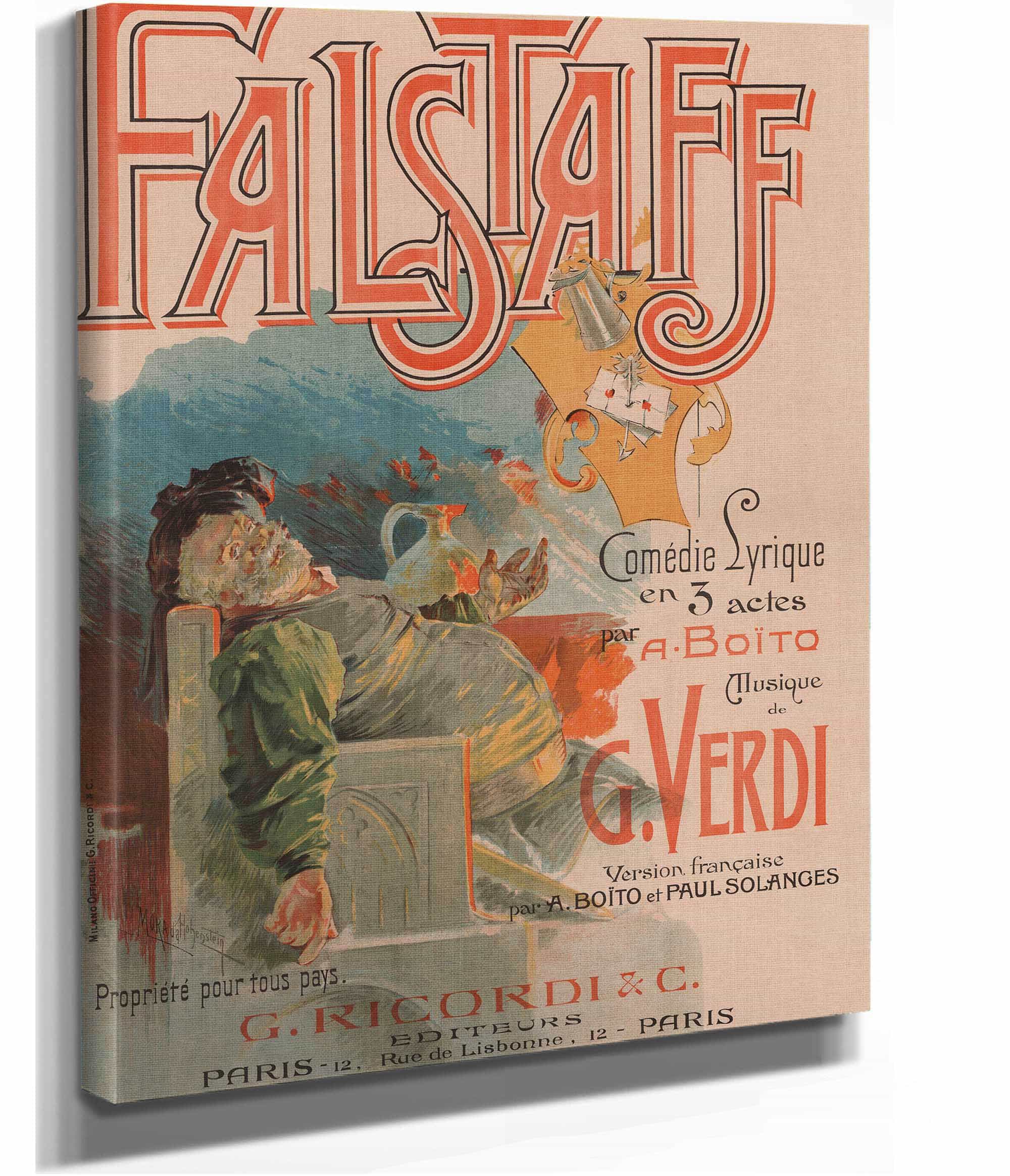 Falstaff by Adolfo Hohenstein - Image 2
