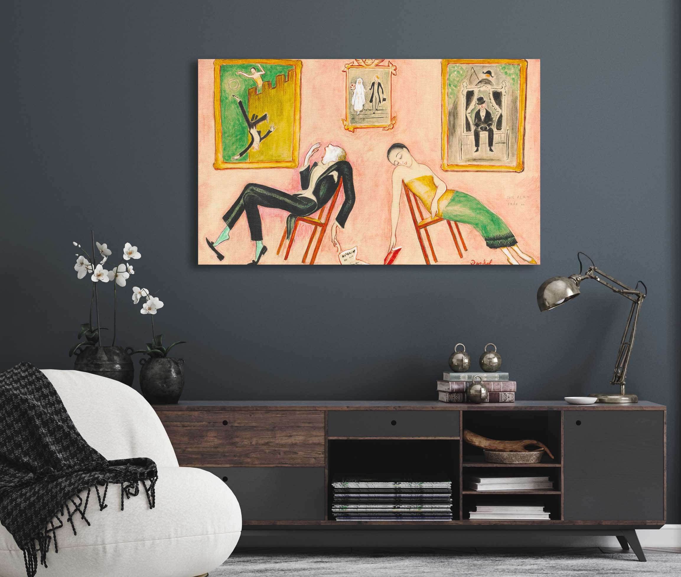 Familjeidyll by Nils Dardel - Image 5