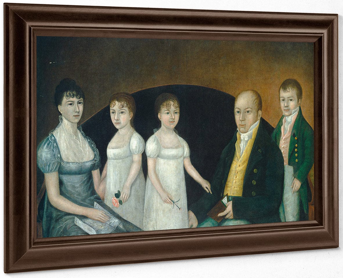 Family Group 1800 By Joshua Johnson - Image 6