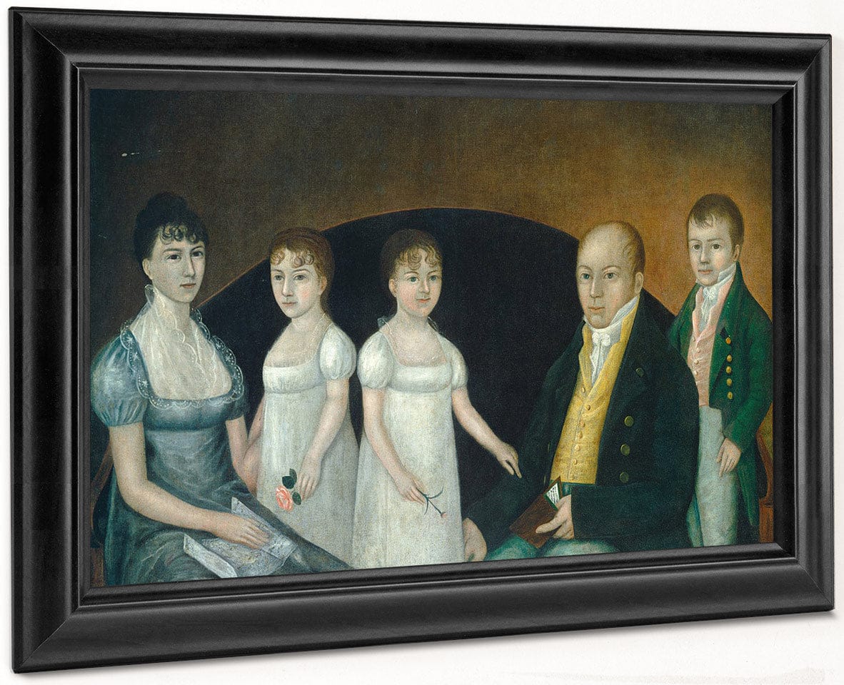 Family Group 1800 By Joshua Johnson - Image 8