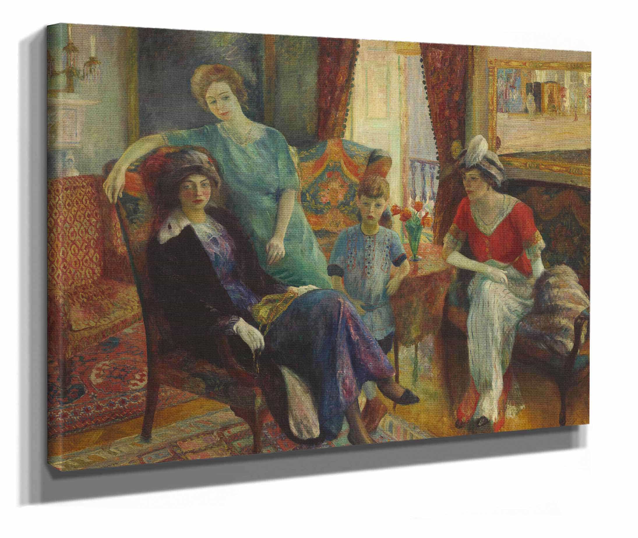 Family Group by William James Glackens - Image 2