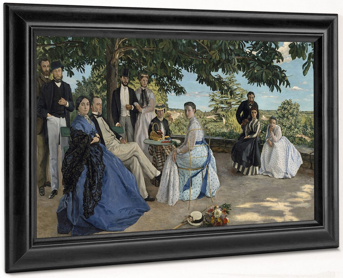 Family Reunion, 1867 By Frederic Bazille - Image 6