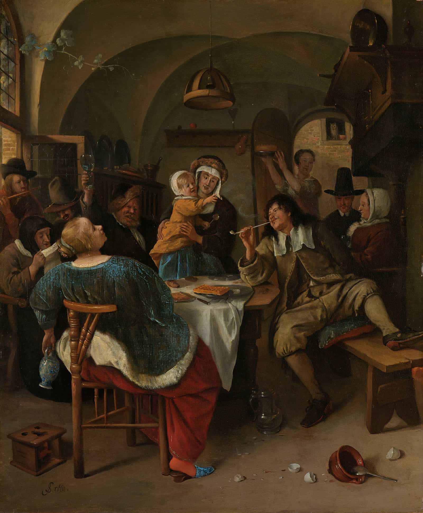 Family Scene by Jan Steen