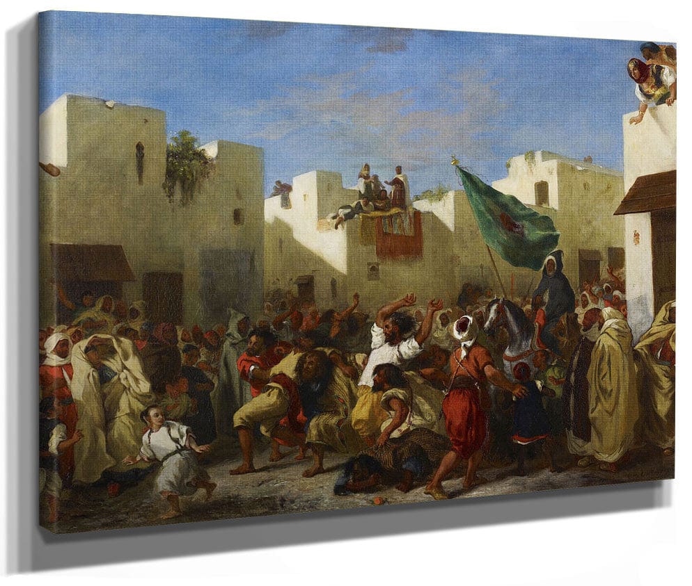 Fanatics Of Tangier By Ferdinand Victor Eugene Delacroix