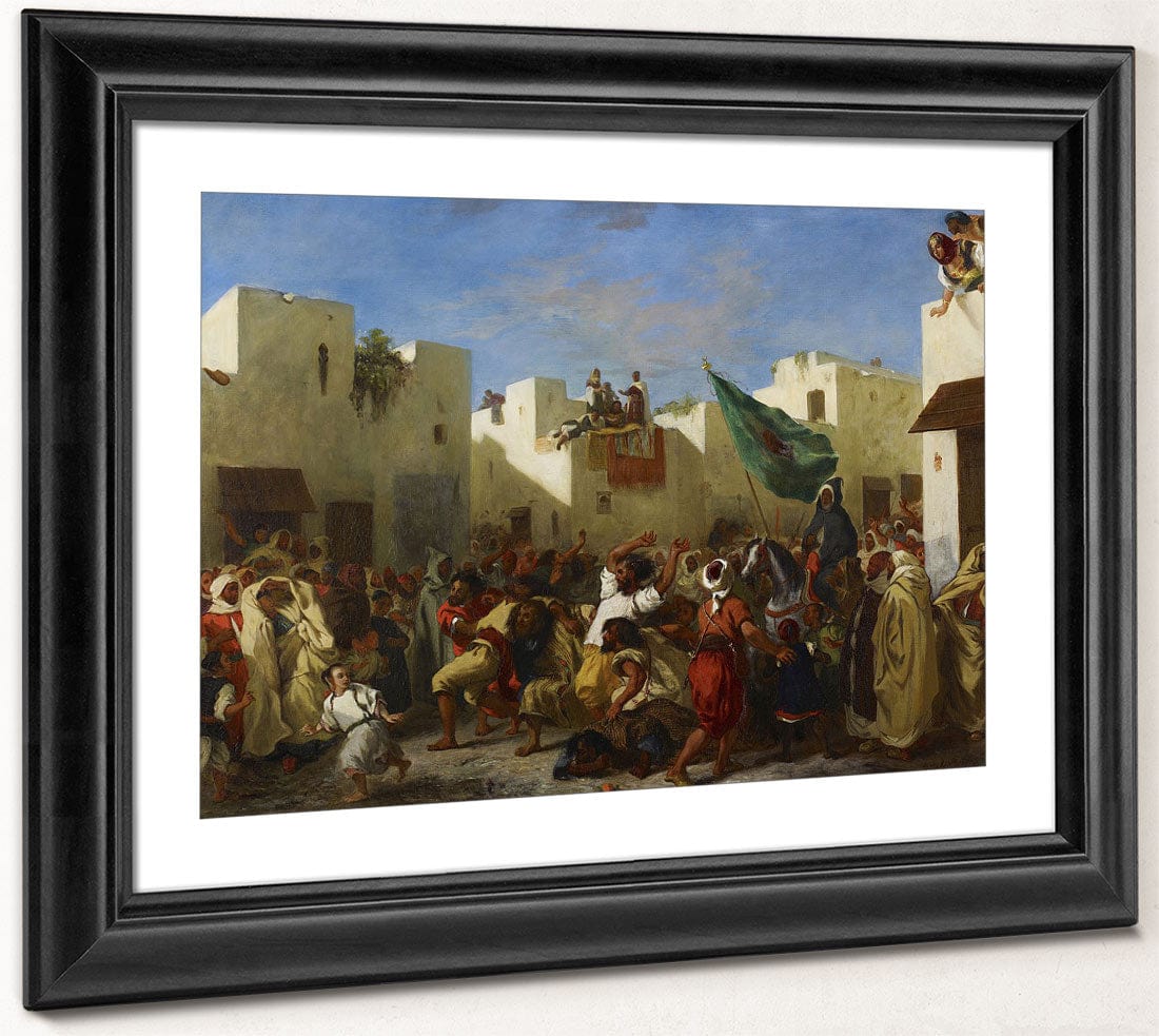 Fanatics Of Tangier By Ferdinand Victor Eugene Delacroix - Image 4